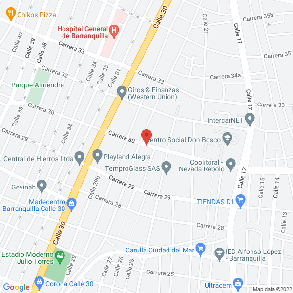 Map of Laboratorio Clínico Bactclínic