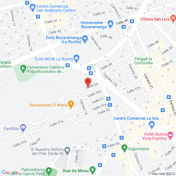 Map of Laboratorio Diesel Del Oriente Ltda.