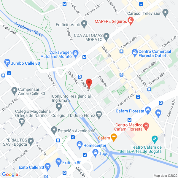 Mapa de Laboratorio Emical Ltda.