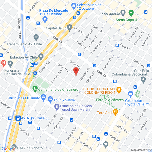 Mapa de Laboratorios Expofarma S.A.