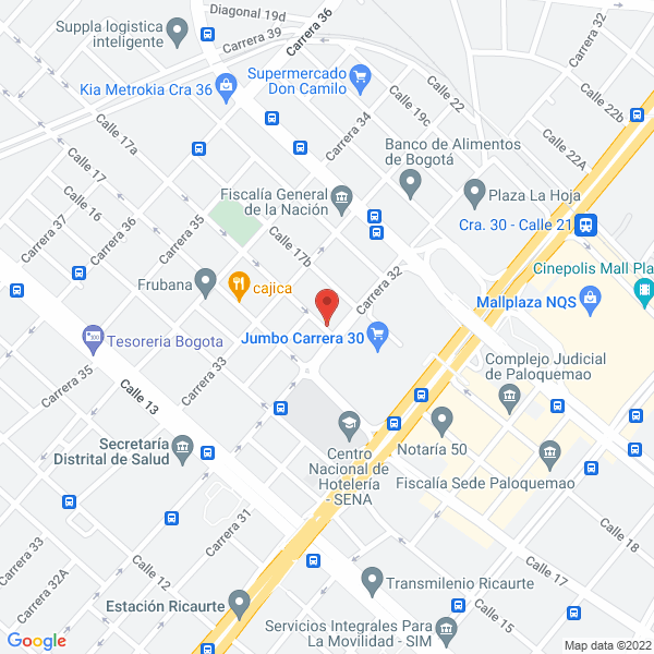 Mapa de Laboratorios La Santé S.A.