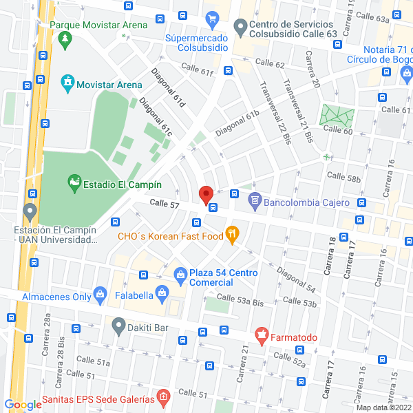 Mapa de Laboratorios Lafasit Ltda.
