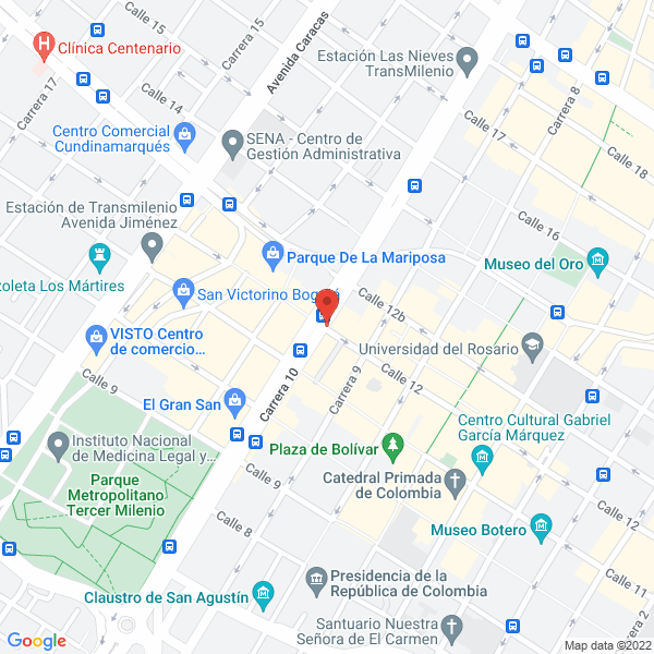 Mapa de Libreria Calima