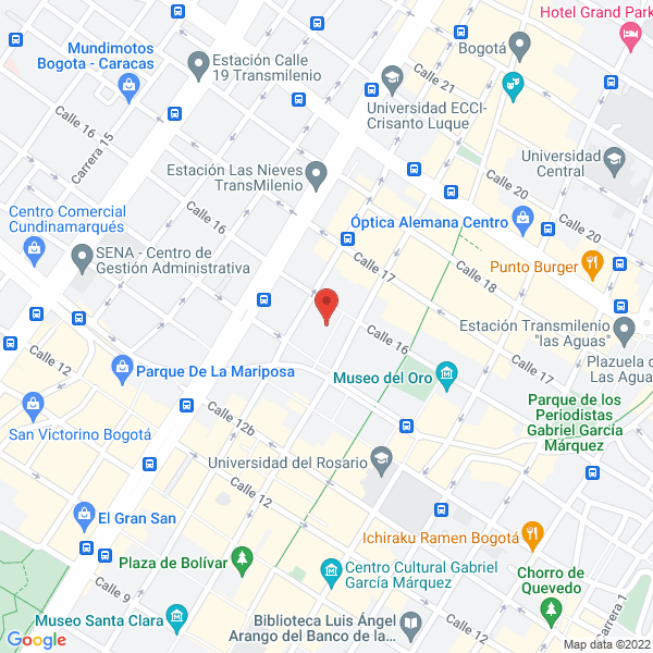 Mapa de Libreria El Palacio De Justicia