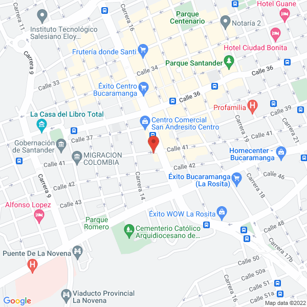Map of Librería La 41