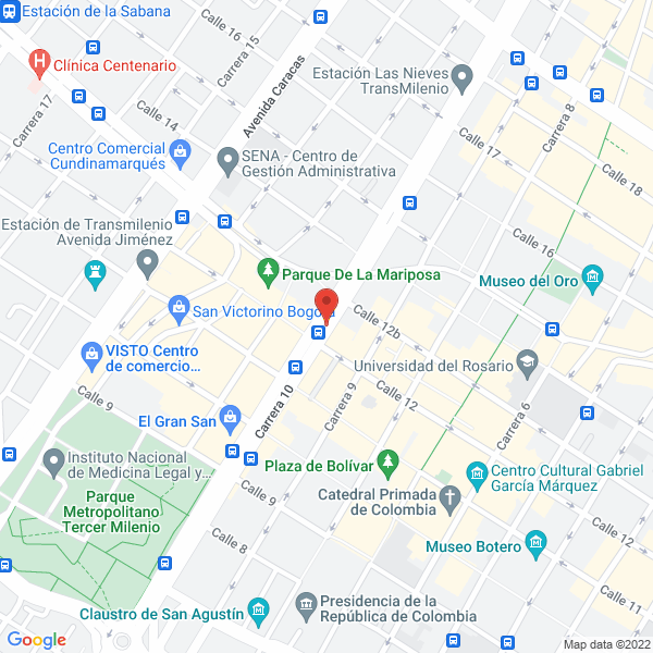 Mapa de Libreria New Millenium