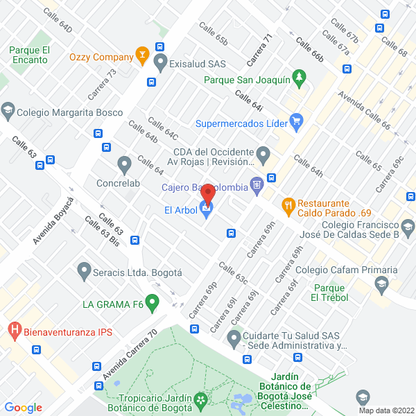 Mapa de Live Escenografos S.A.S.