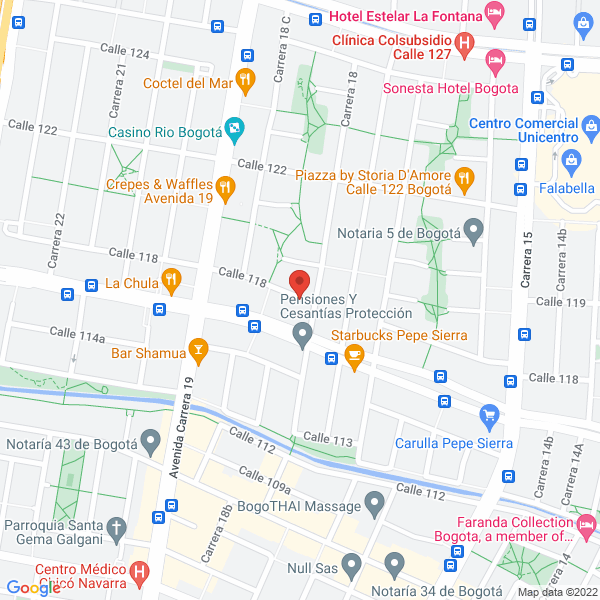 Mapa de Luis Carlos Pulido Posada Y Cía.Ltda. Asesores De Seguros