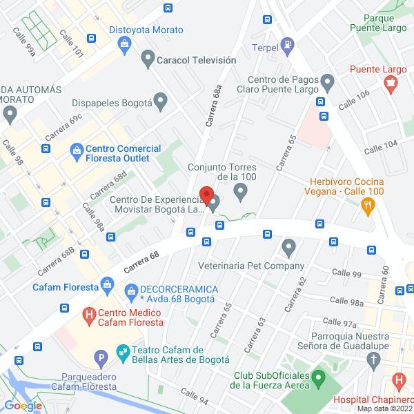 Mapa de M&D Imagen S.A.S.