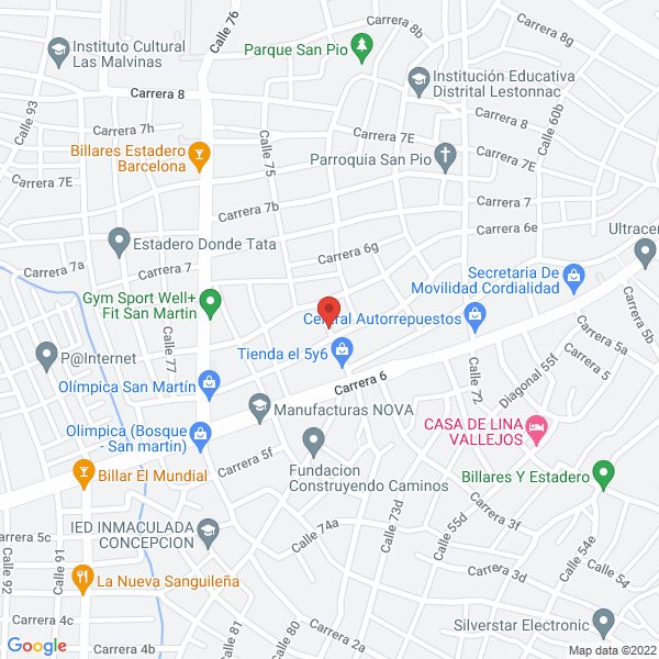 Map of M.M.C. Multicocinas Y Muebles De La Costa