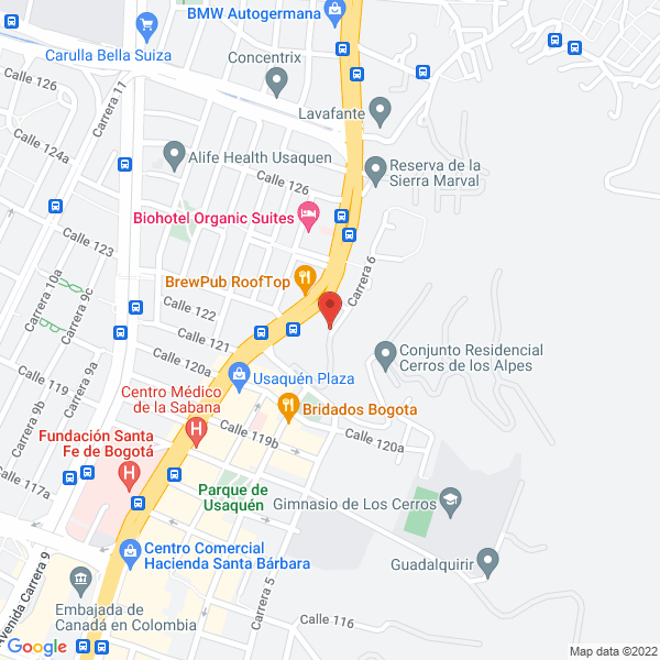 Mapa de M.S. Publicidad Puente Aéreo