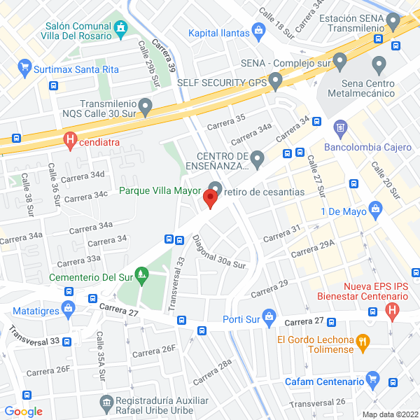 Mapa de M.T.V.