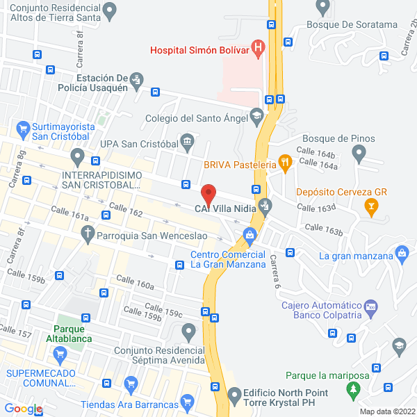 Mapa de Madeblin Ltda.