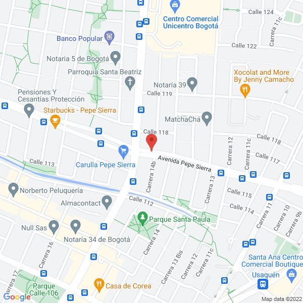Mapa de Inmobiliaria Makale Ltda.
