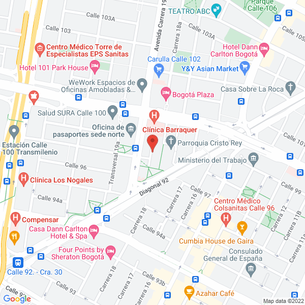 Mapa de Fundacion Nueva Vid