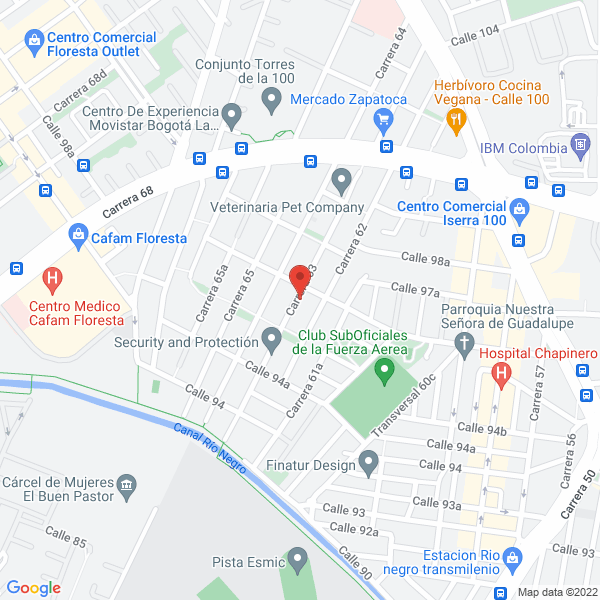 Mapa de Master Técnicos Challenger