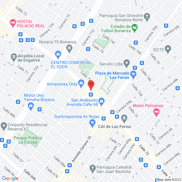 Mapa de Maxident Clínicas Odontológicas Ltda.