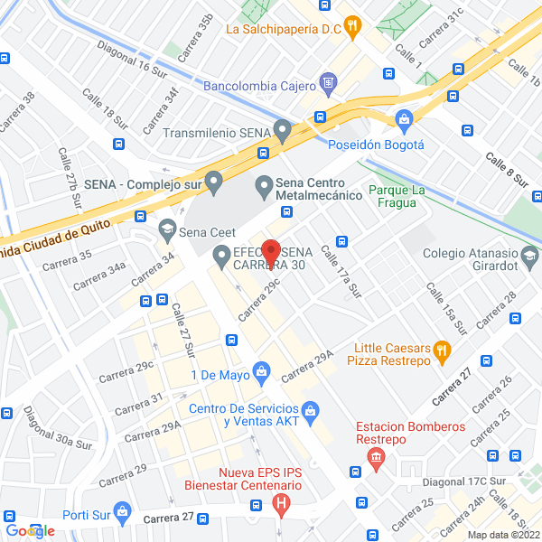 Mapa de Maxirubber S.A.S.