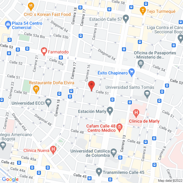 Mapa de Restaurante May 51