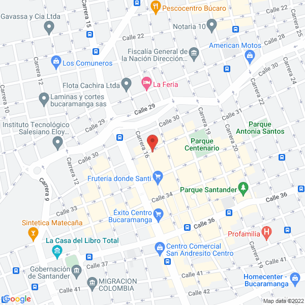 Map of Metálicas El Bodegazo
