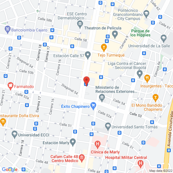 Mapa de Microbilogía Pharmaceutica Ltda