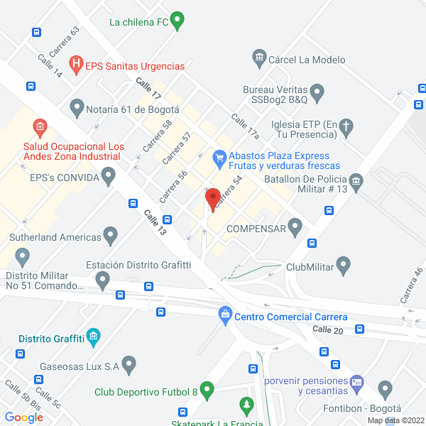 Mapa de Mística Trading S.A.S