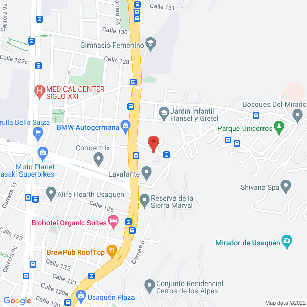 Mapa de Modux Co S.A.S.