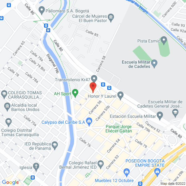Mapa de Multicopias Magister S.A.S