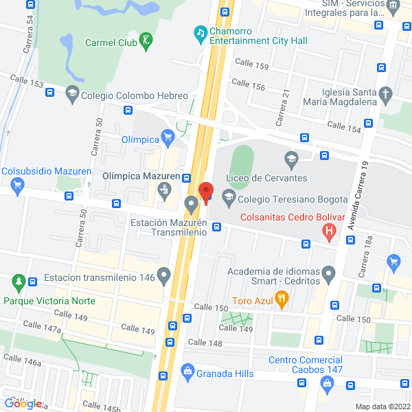 Mapa de Multigraficos Ltda.