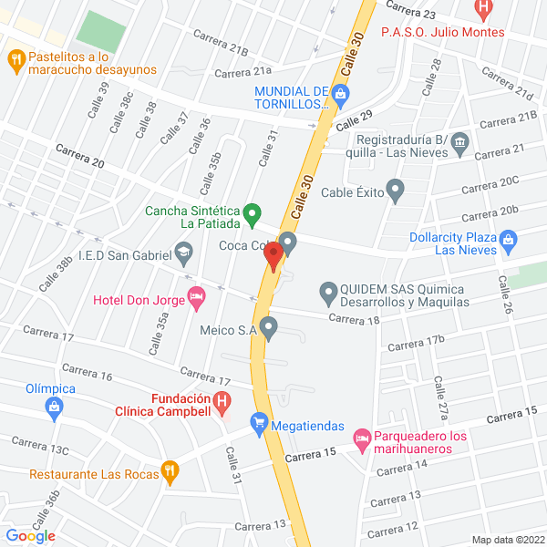 Map of Multillantas Grimaldi S.A.