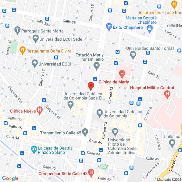 Mapa de Multiservicios Ferrelectricos La 48 Ltda