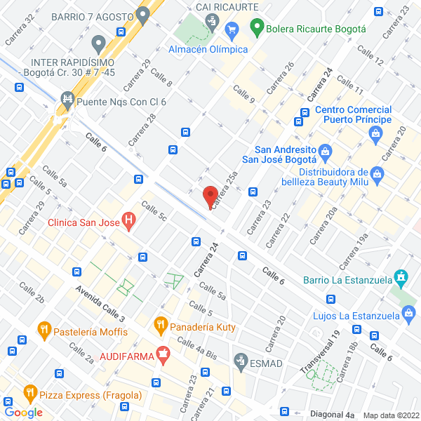 Mapa de Mundiacoples Mangueras Y Mecanizados S.A.S.