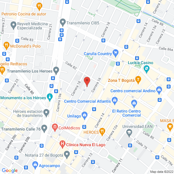 Mapa de Muñoz Ingeniería S.A.S.