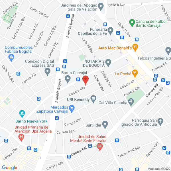 Mapa de Myllan Products Ltda.