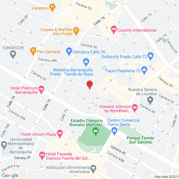 Map of Nachos Desserts