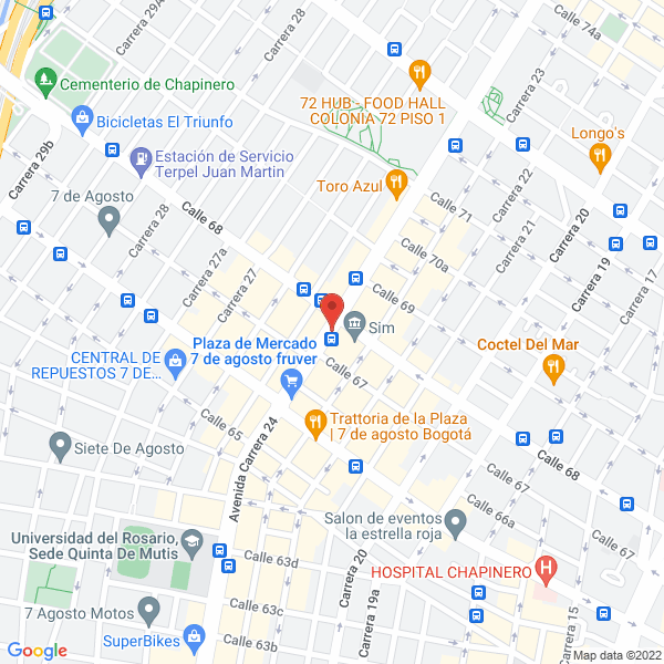 Mapa de Nacional De Servicios