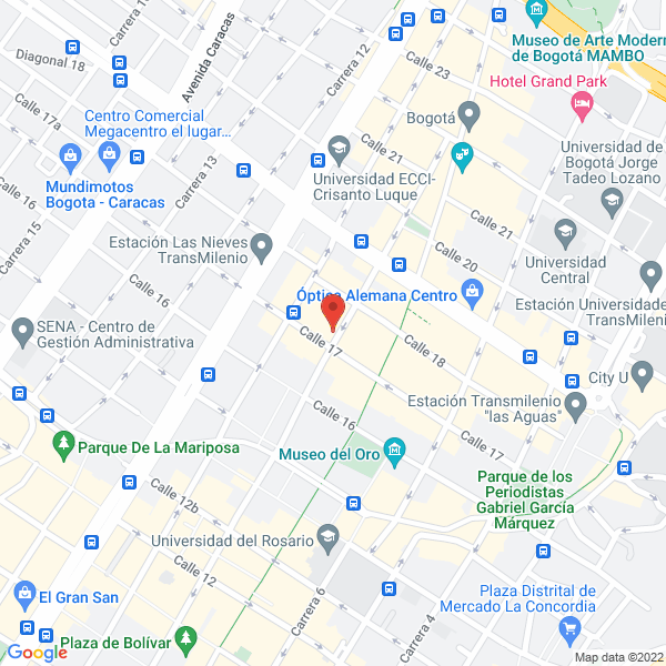 Mapa de Tienda Naturista Natura Kyron