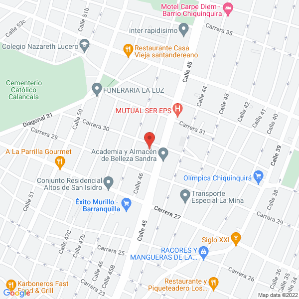 Map of Técnicas Aplicadas Y Servicios Tecnaps S.A.S.