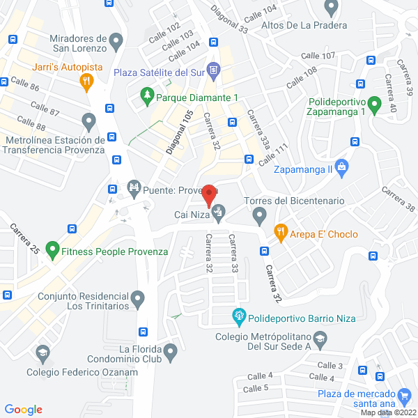 Map of Todorápidas Distribuciones S.A.