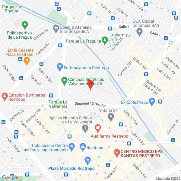 Mapa de Transvision Group S.A.S.