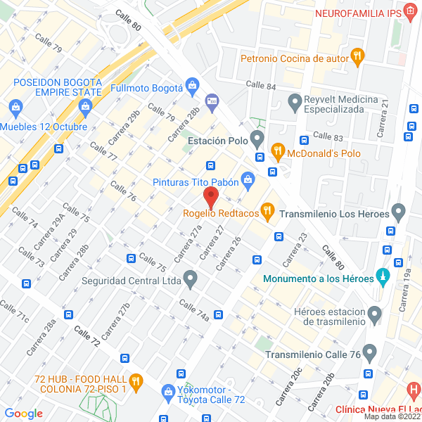 Mapa de Troqueles Corredor