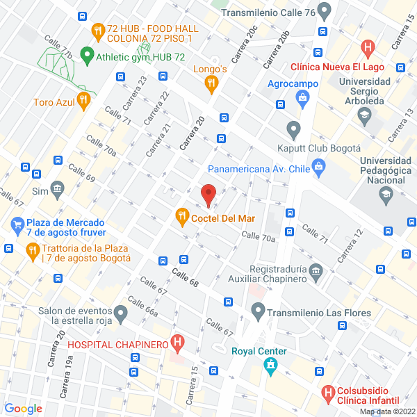 Mapa de Truly Nolen Bogora S.A.
