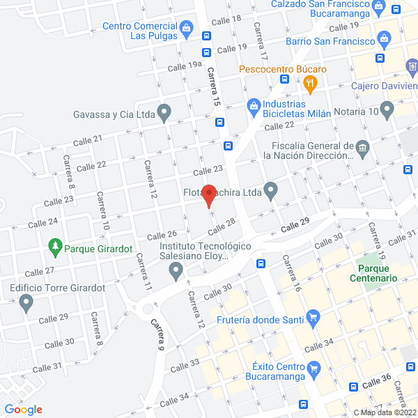 Map of Tubos Y Laminas