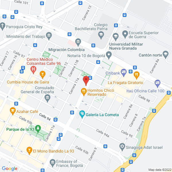 Mapa de Unidad Radiológica - Justo Fontalvo