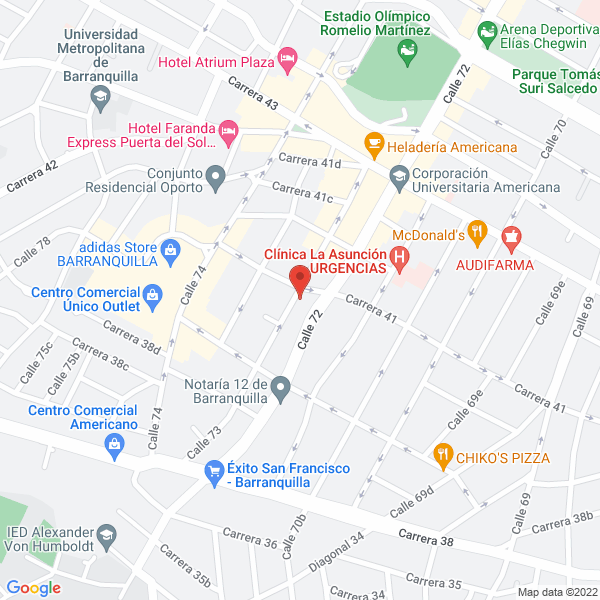 Map of Venter Colombia S.A.S.