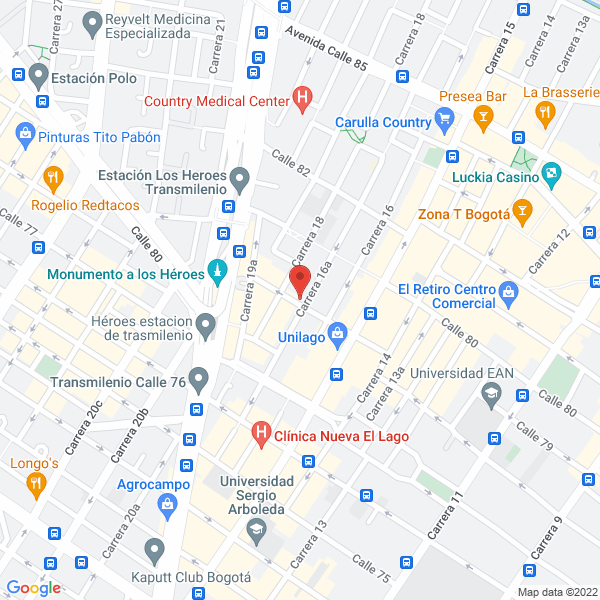 Mapa de Verján Inmobiliaria