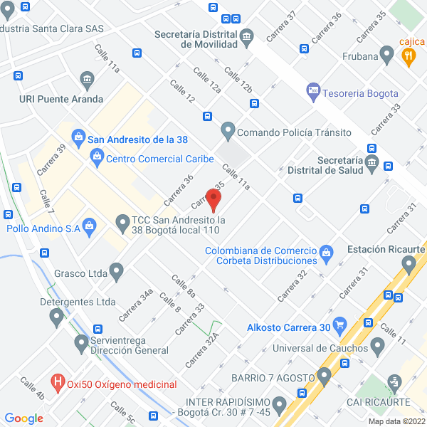 Mapa de Vertex Ltda