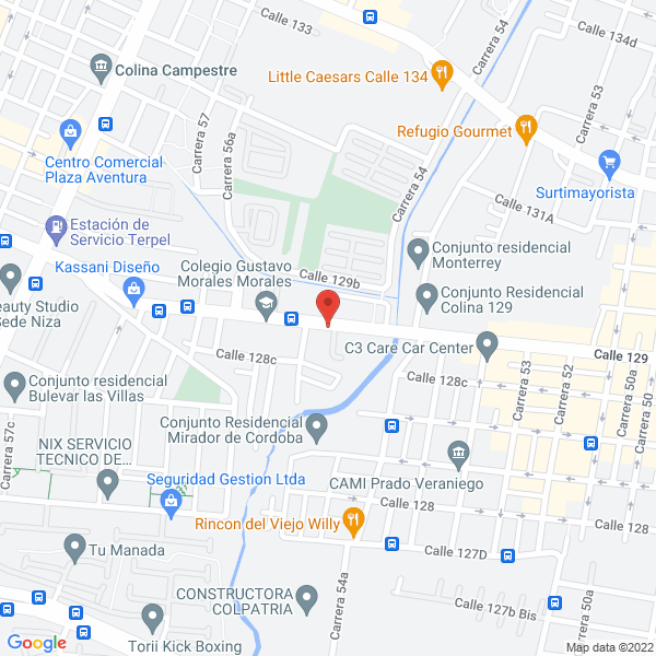 Mapa de Vertice Investments S.A.S.
