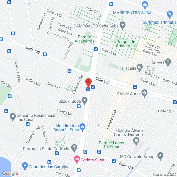 Mapa de Vidrios Nissi S.A.S.