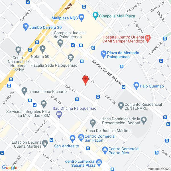 Mapa de Vidrios Visión